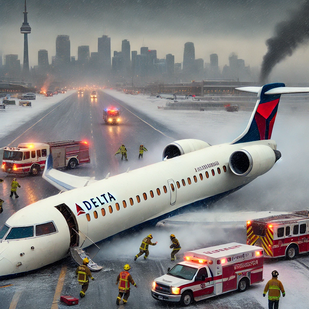 Delta Plane Crash at Toronto Pearson Airport: Investigation, Passenger Accounts & Flight Disruptions