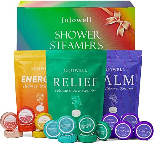 Shower Steamers Aromatherapy - 18 Pack Gifts for Women, Organic Essential Oils, Self Care, Birthday Gifts for Women, Men, Mom, Father's Day Dad Gifts from Wife Daughter Son